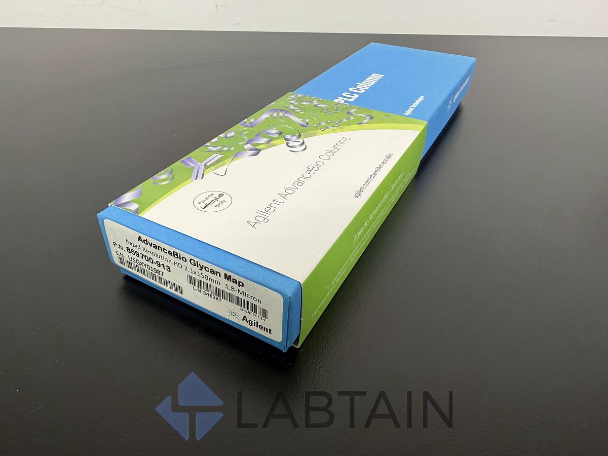 Used Agilent AdvanceBio Glycan Map RRHD HPLC Column – 2.1 × 150 mm, 1.8 µm – New