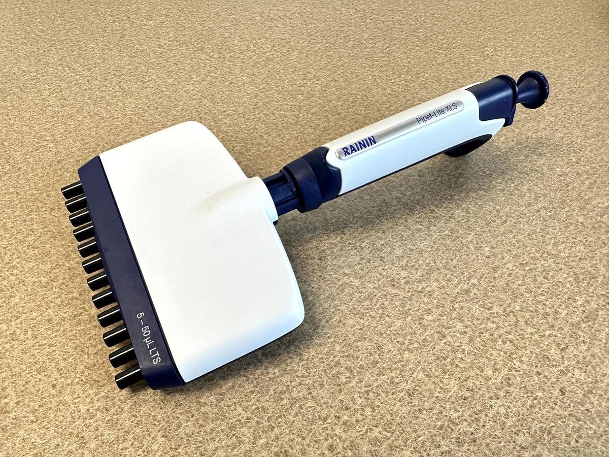 Used Rainin Pipet-Lite XLS L-50 | 5-50uL | 12-Channel Pipette w/Warranty * NICE