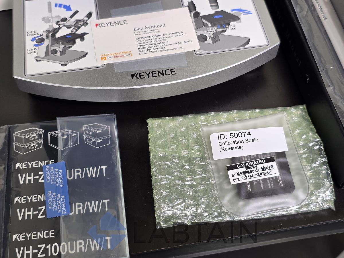 Used Keyence VHX-950F Digital Microscope System — VH-Z100R 100×–1000× Lens, VHX-S90F Motorized Free-Angle Stand (Used)