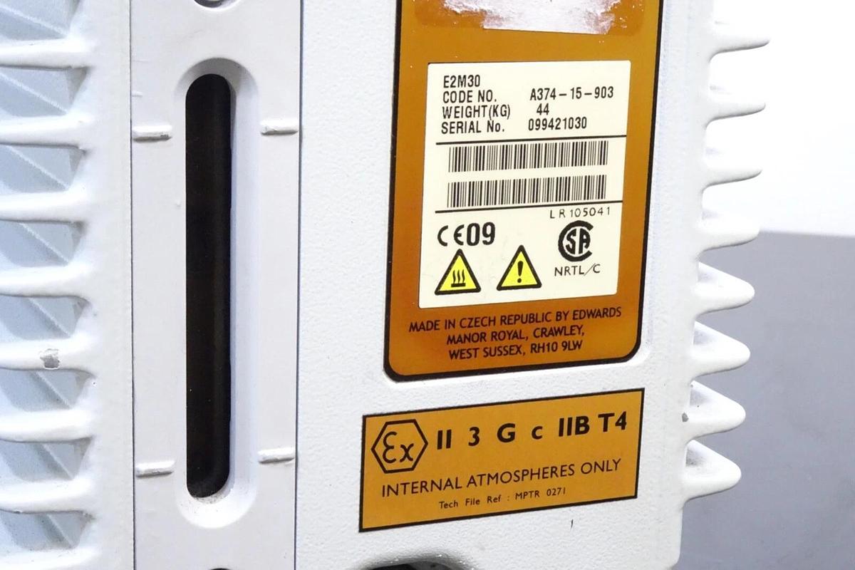 Used Edwards E2M30 Rotary Vane Vacuum Pump | A374-15-903