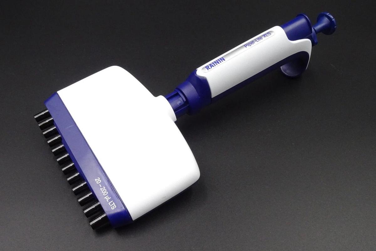 Used Rainin Pipet-Lite XLS L-200 L200| 20-200uL | 12-Channel Pipette w/Warranty