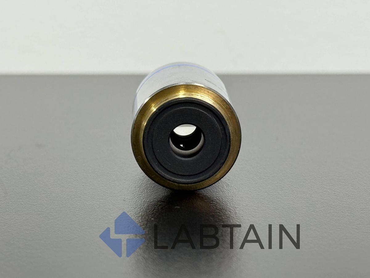 Used Lot of 2 – Olympus Achromatic Objective – 40x / 0.65 – 0.17 – RMS Thread – Blue Band – Used