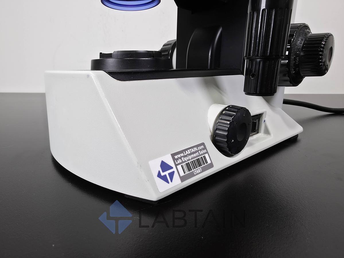 Used Olympus CX21FS1 Binocular Biological Microscope | 4X, 10X, 40X, 100X Objectives | Used