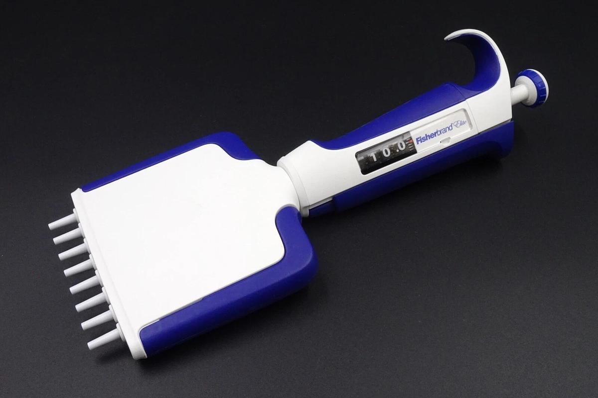 Used Fisherbrand Elite 1-10uL | 8-Channel Manual Pipette