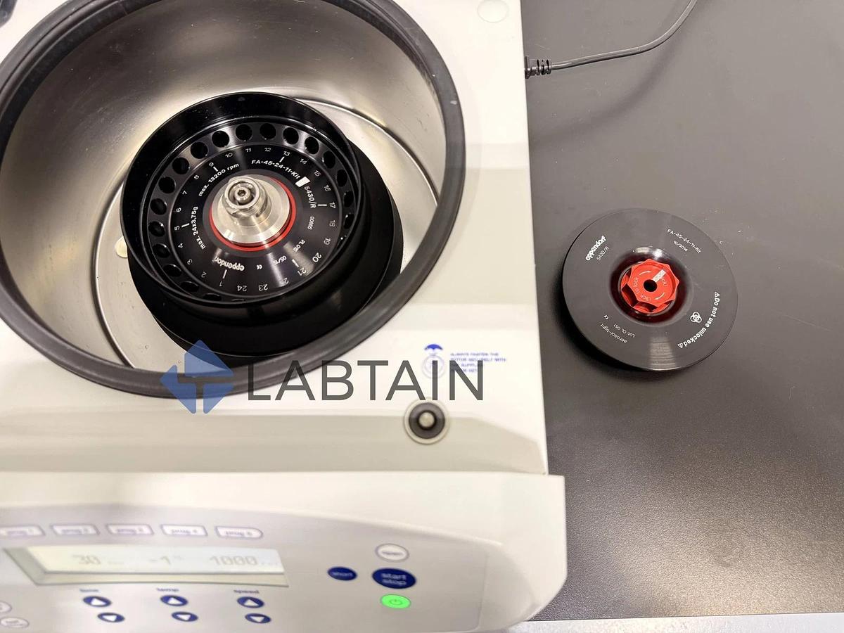 Used Eppendorf 5430R Refrigerated Centrifuge w/ FA-45-24-11-Kit Rotor – Tested