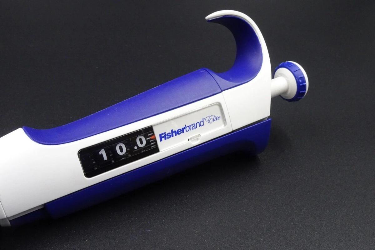 Used Fisherbrand Elite 1-10uL | 8-Channel Manual Pipette