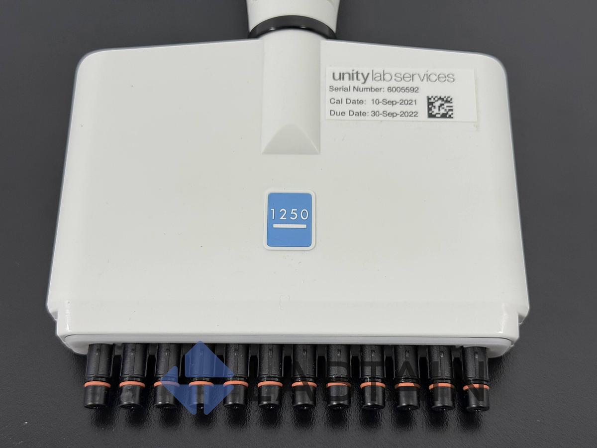 Used INTEGRA VIAFLO 12-Channel Electronic Pipette – 50–1250 µL – UNITY Head & Charger – Used