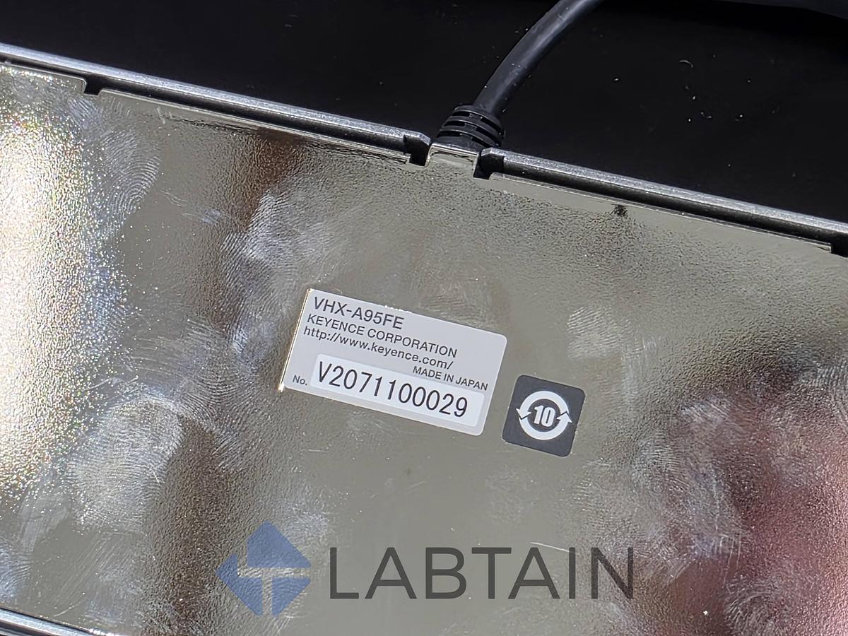 Used Keyence VHX-950F Digital Microscope System — VH-Z100R 100×–1000× Lens, VHX-S90F Motorized Free-Angle Stand (Used)