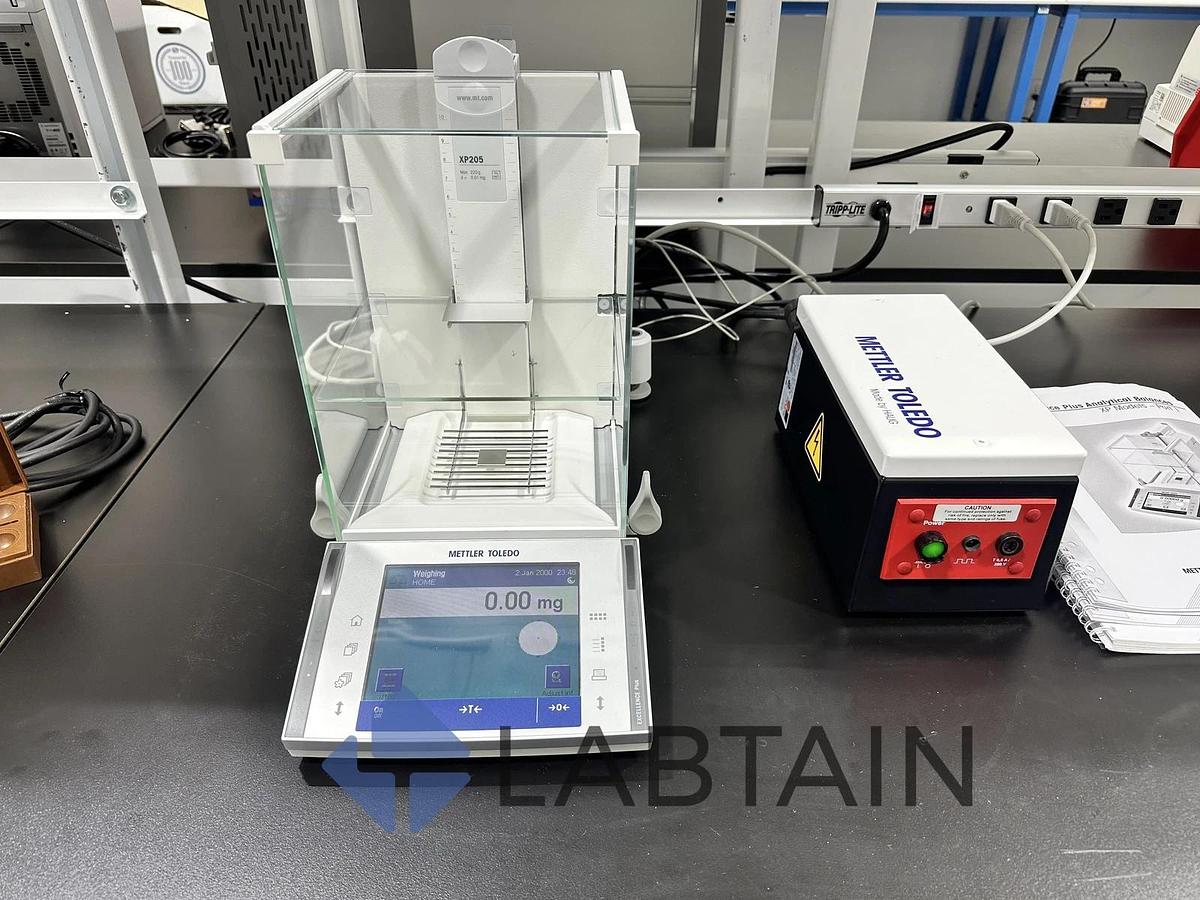 Used Mettler Toledo XP205 Analytical Balance with HAUG EN 8 SLC High Voltage Power
