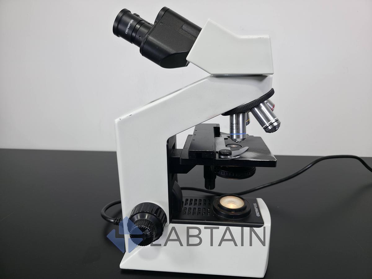 Used Olympus CX21FS1 Binocular Biological Microscope | 4X, 10X, 40X, 100X Objectives | Used 