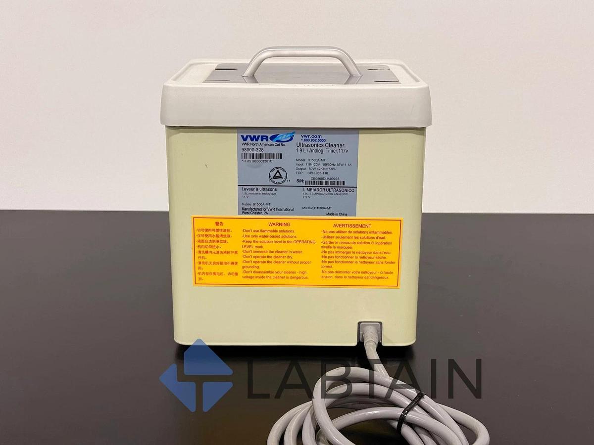 Used VWR Ultrasonic Cleaner 1.9L (B1500A-MT)