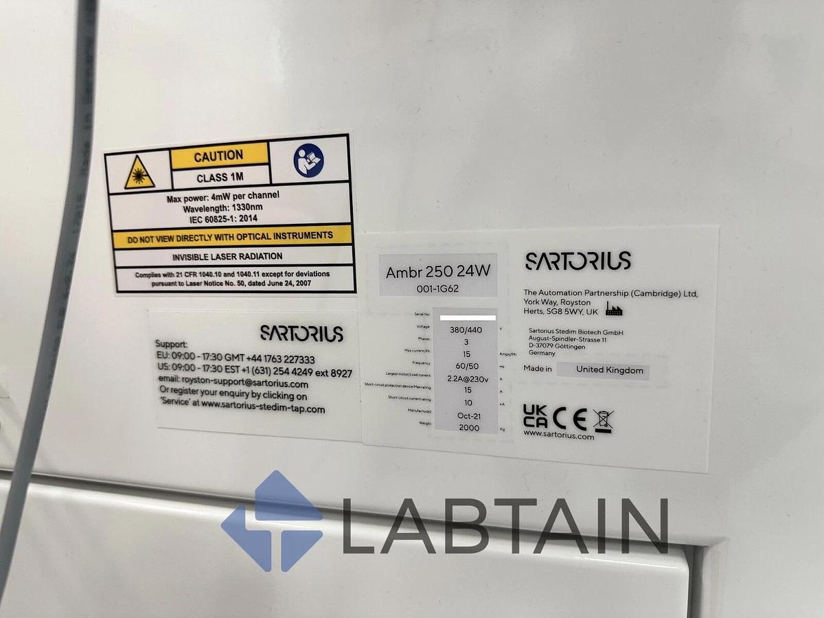 Used Sartorius Stedim Biotech AMBR 250 – 24-Way Bioreactor System 001-1G62 – Mfg. 2021 – Tested