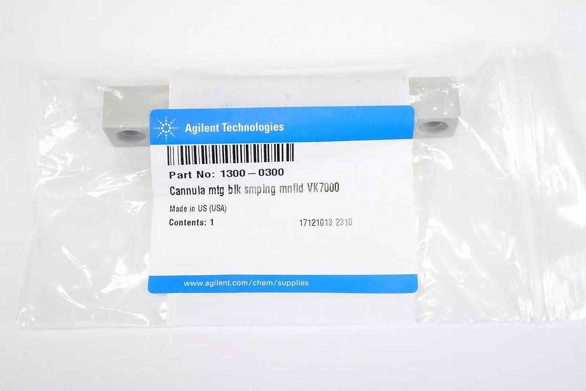 Agilent 1300-0300 Cannula mtg bulk sampling Manifold VK7000