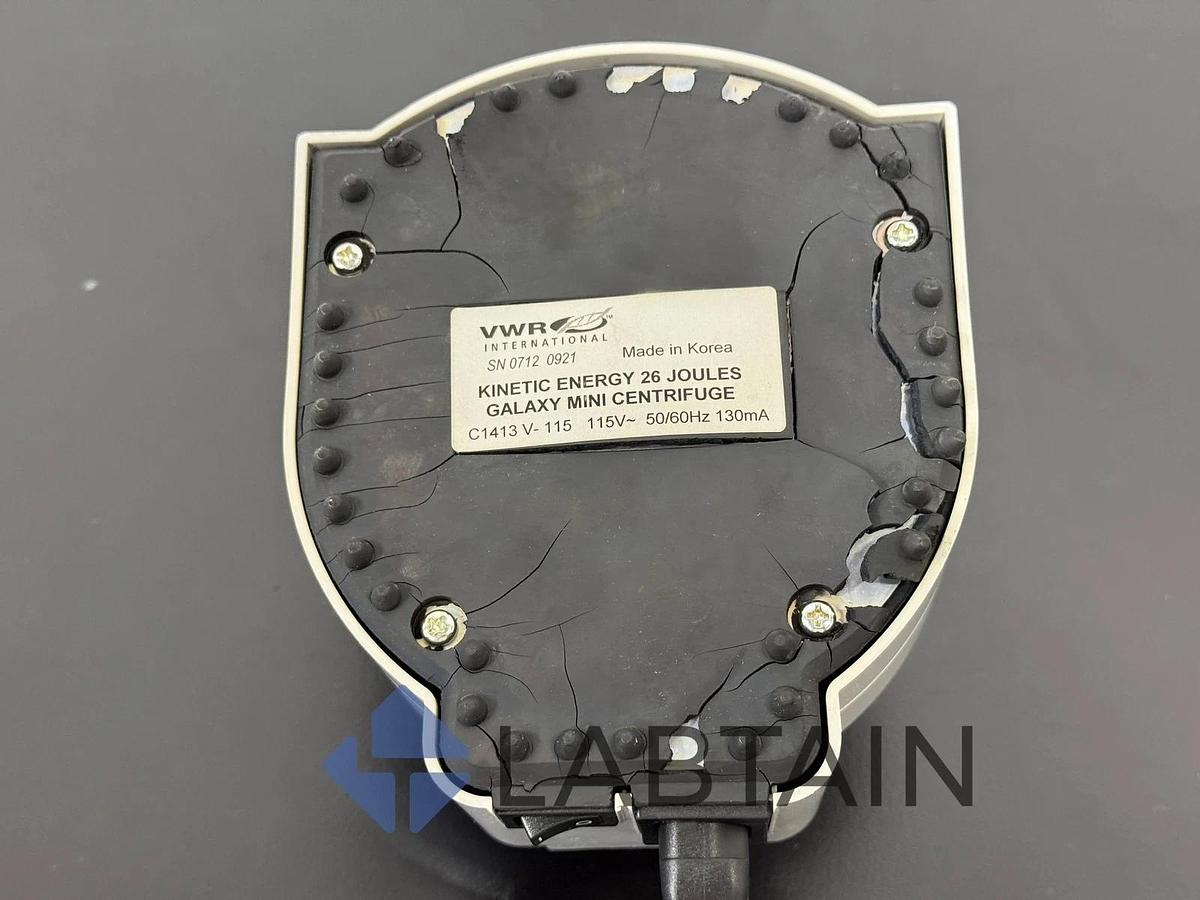 Used VWR Galaxy Mini Centrifuge – Model C1413 – 26 Joules Kinetic Energy – Excellent Condition