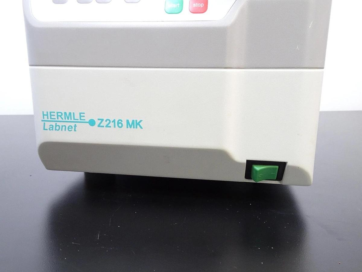 Used Hermle Labnet Z216 MK Refrigerated Centrifuge 305.00 V02 SN 61115044 – As-Is