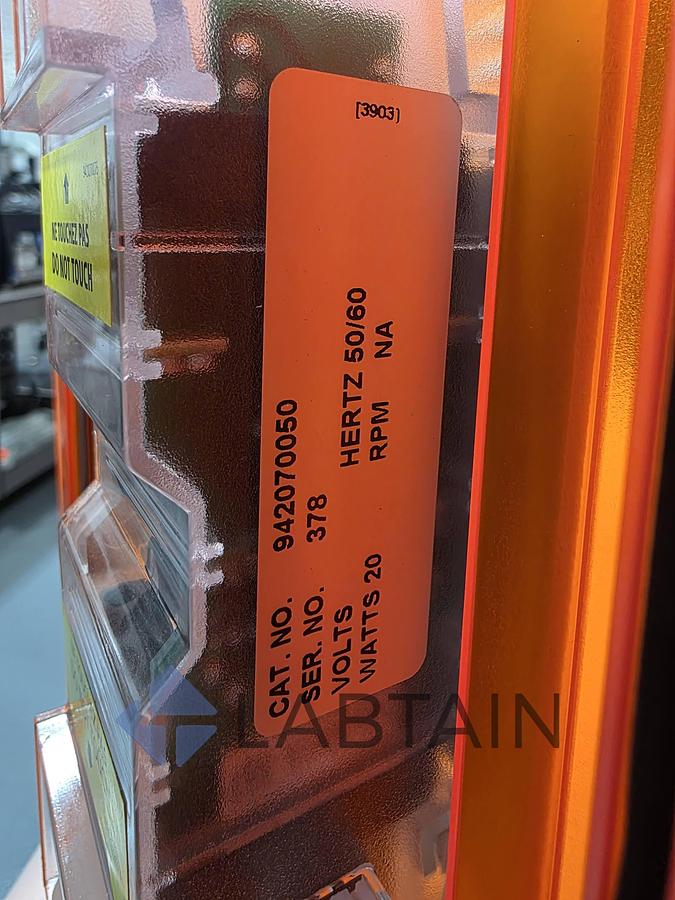Used Bel-Art SP Scienceware Secador 4.0 Auto-Desiccator Cabinet Amber 120V