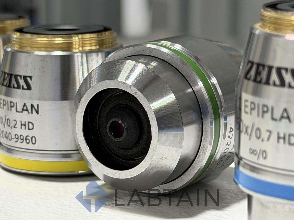 Used Zeiss EC Epiplan & Neofluar HD DIC 5-Objective Set 5x-100x Used/Inspected
