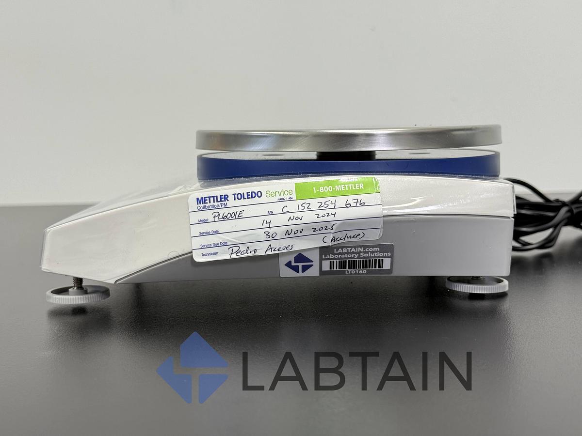 Used Mettler Toledo PL6001E PL-E Portable Balance Laboratory Scale C152254676