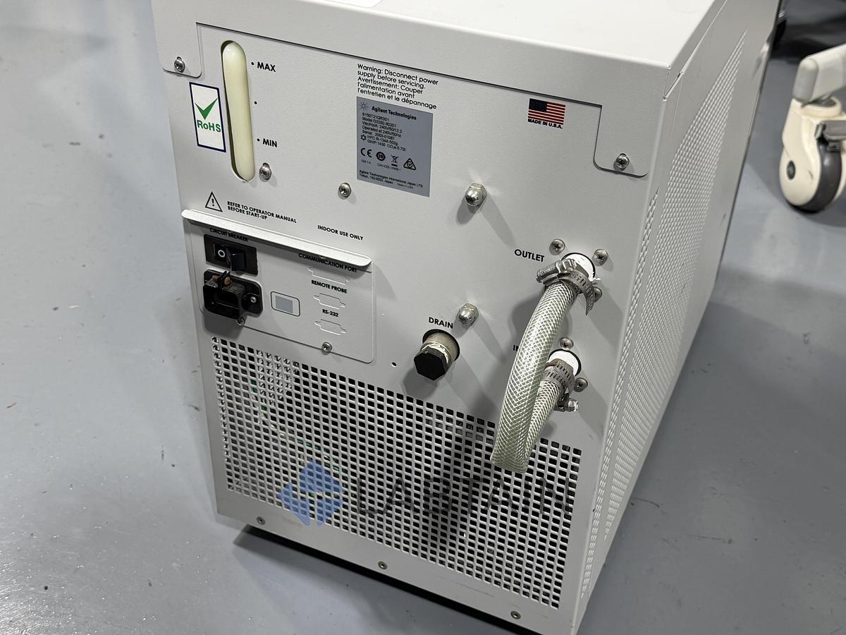 Used Agilent G3292A Recirculating Chiller for ICP-MS, P/N G3292-80201 (PolyScience 6150T, 1 HP) — 240 V / 50 Hz, Used