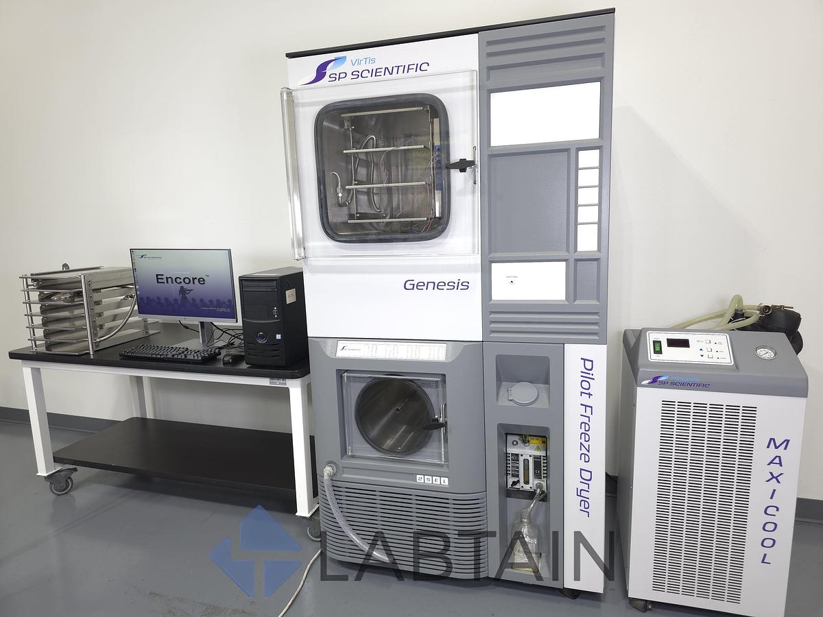 Used SP Scientific VirTis 25L Genesis SQ EL-85 Pilot Freeze Dryer Lyophilizer System