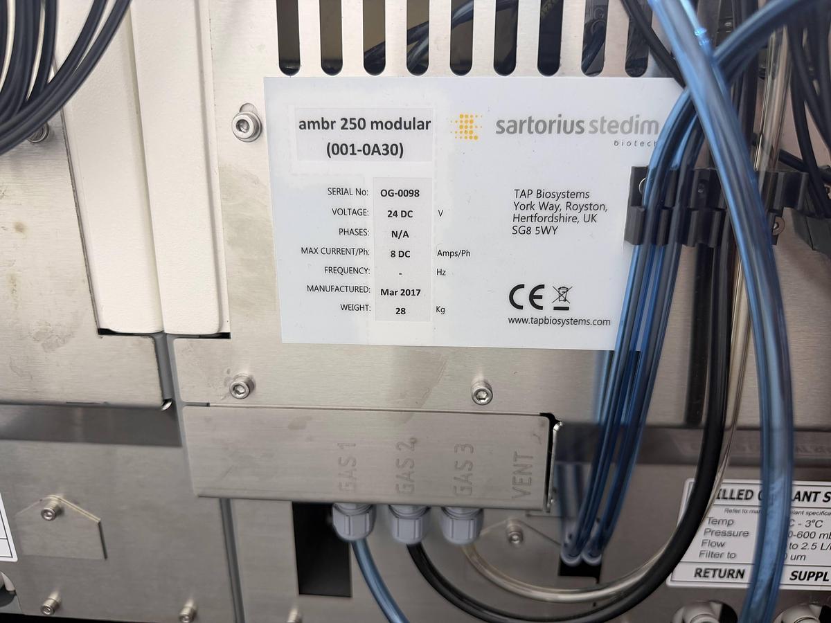Used Sartorius ambr 250 Modular 8-Way Bioreactor System For Parts/Repair No Software
