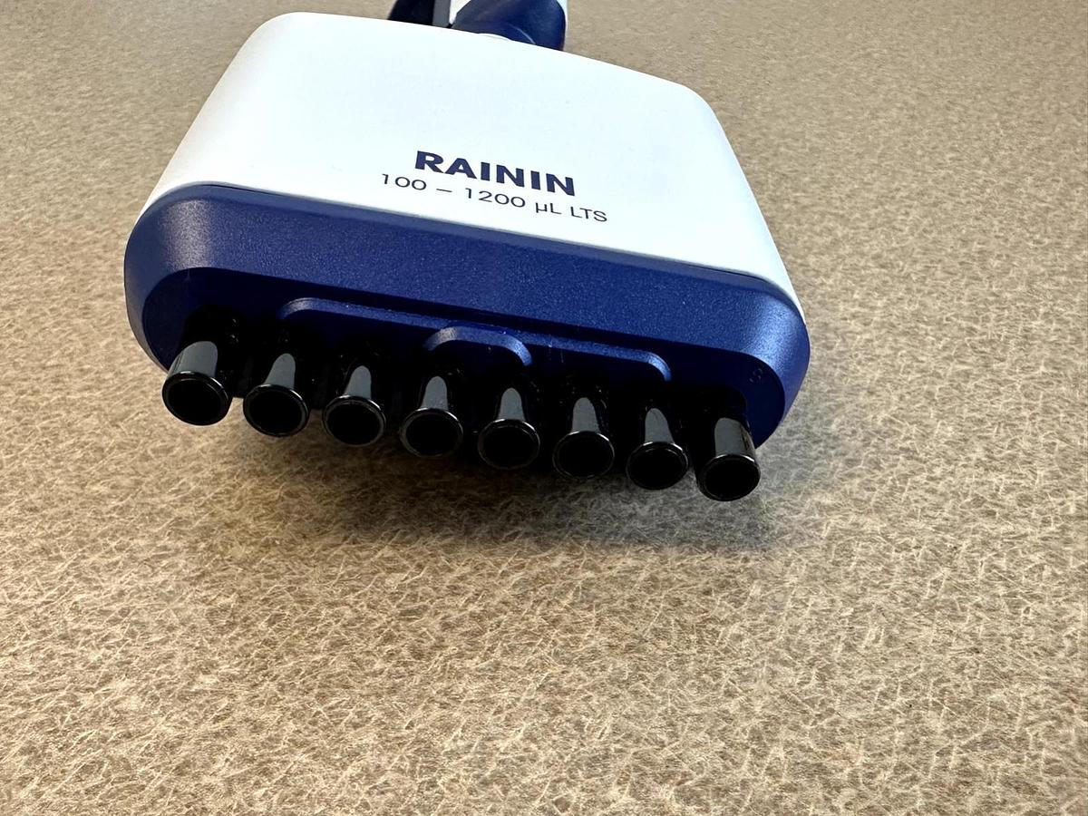 Used Rainin Pipet-Lite XLS L-1200 | 100-1200uL | 8-Channel Pipette w/Warranty * NICE