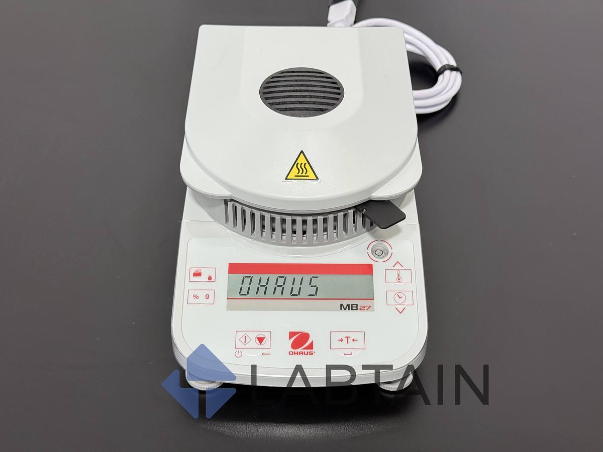 Used Ohaus MB27 Moisture Analyzer Balance 90g x 0.001g Laboratory Scale C213826343 – Tested