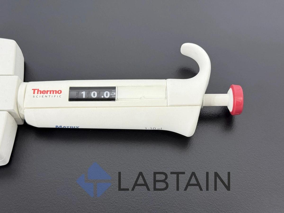 Used Thermo Scientific Matrix Manual Pipette 1-10ul Adjustable Volume Single Channel