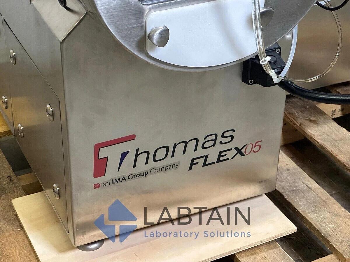 Used Thomas Engineering / IMA Group Flex 05 Benchtop Coating System – Tablet & Pellet Coater – Tested