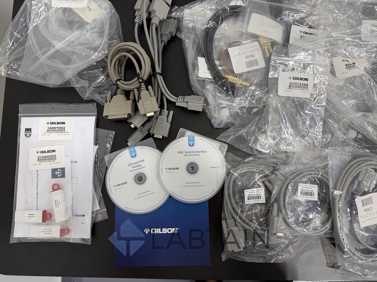 Used Gilson GX-281 Preparative HPLC Purification System | 333/334 Prep Pumps, 159 UV/VIS, TRILUTION LC, GX Direct Injection — Used / Inspected
