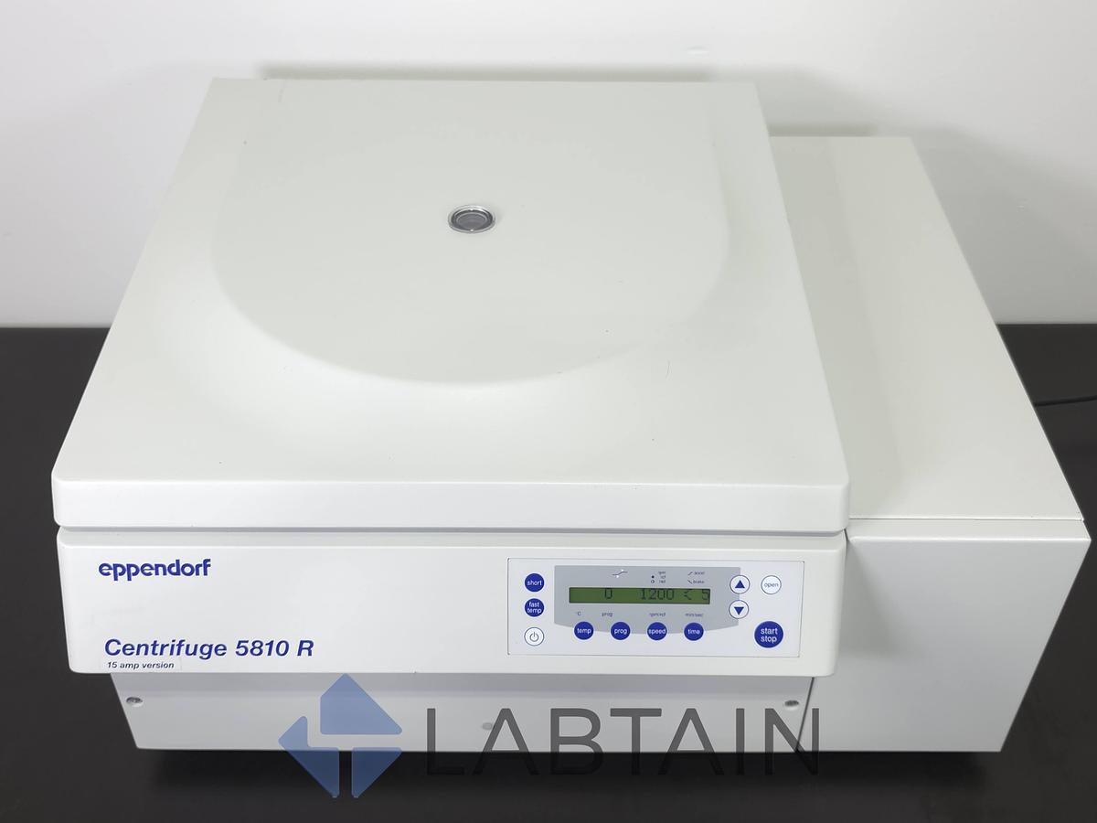 Used Eppendorf Centrifuge 5810 R w/ A-2-DWP Plate Rotor Used (Defective Cooling)