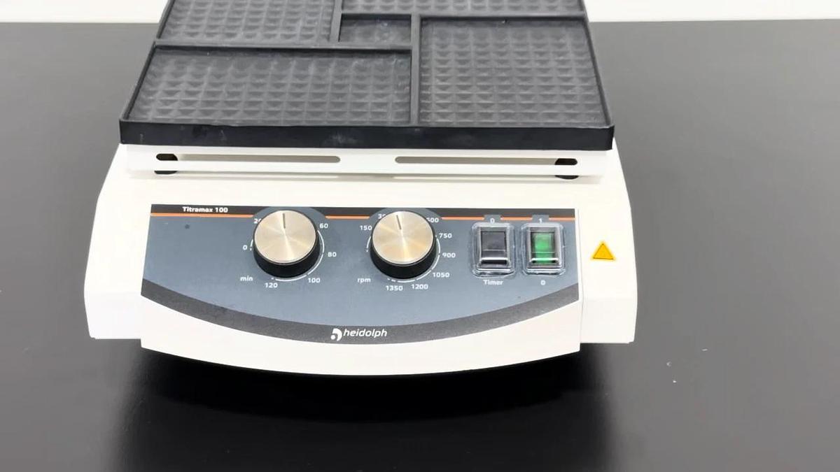 Used Heidolph Titramax 100 Microplate Orbital Shaker – 544-11200-04-5 – Tested