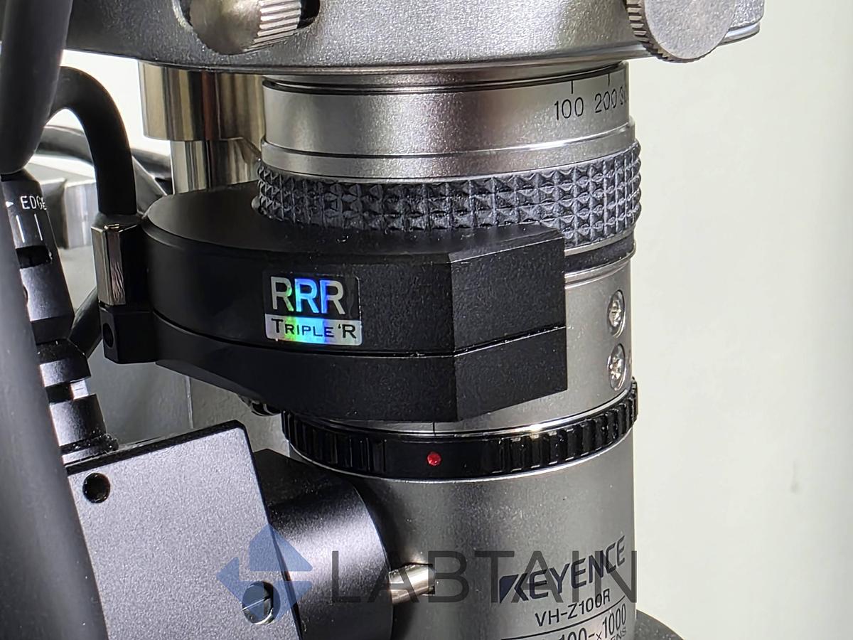 Used Keyence VHX-950F Digital Microscope System — VH-Z100R 100×–1000× Lens, VHX-S90F Motorized Free-Angle Stand (Used)