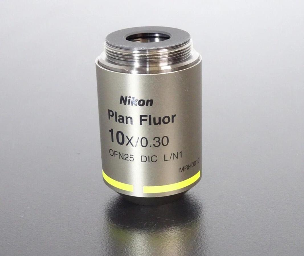 Used Nikon Fluor | 10x/0.30 Microscope Objective