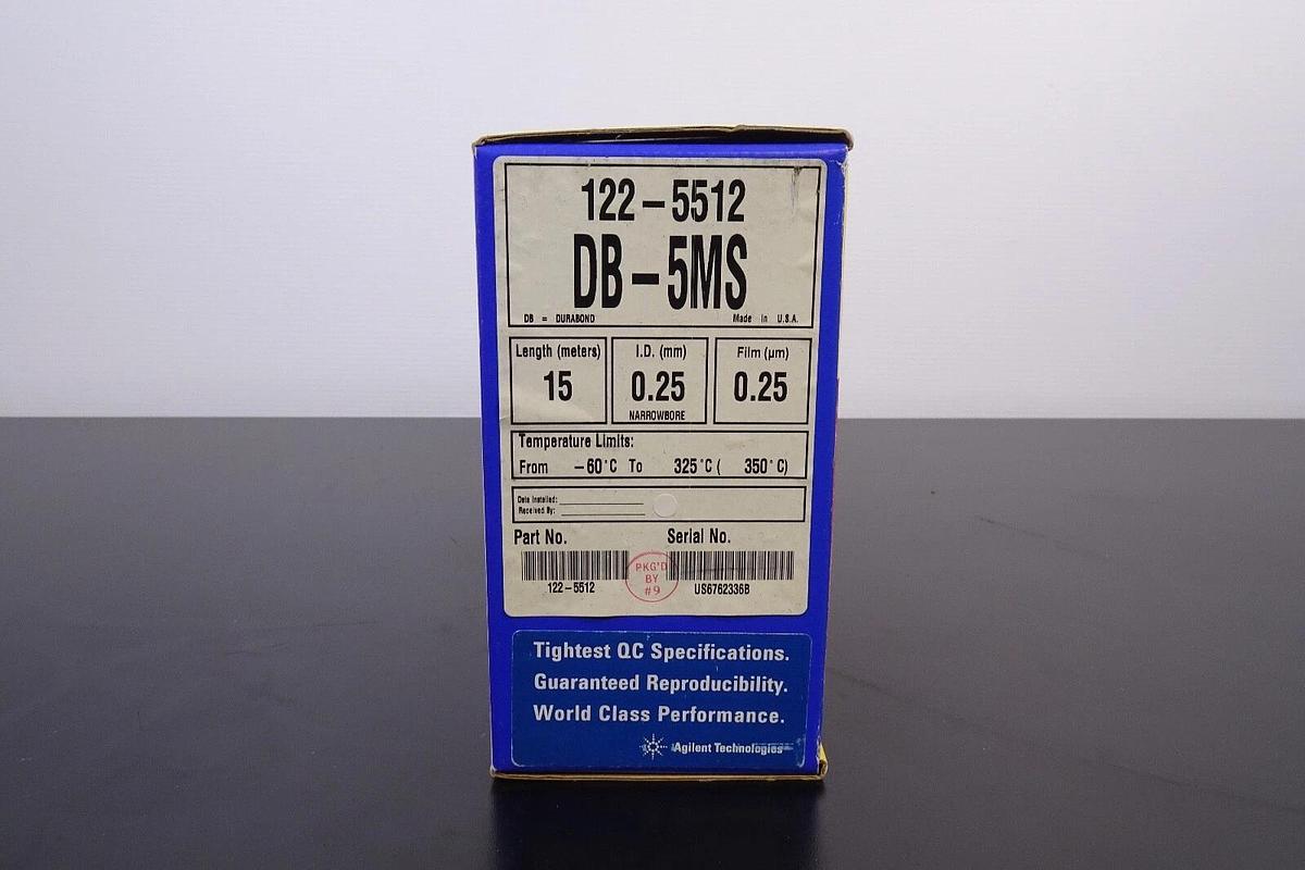Agilent 122-5512 | GC Column DB-5MS 15m, 0.25 Narrowbore , 0.25µm