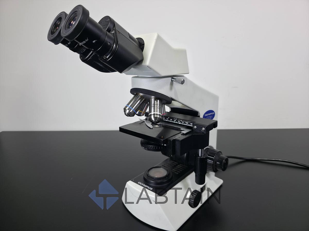 Used Olympus CX21FS1 Binocular Biological Microscope | 4X, 10X, 40X, 100X Objectives | Used {draft three}