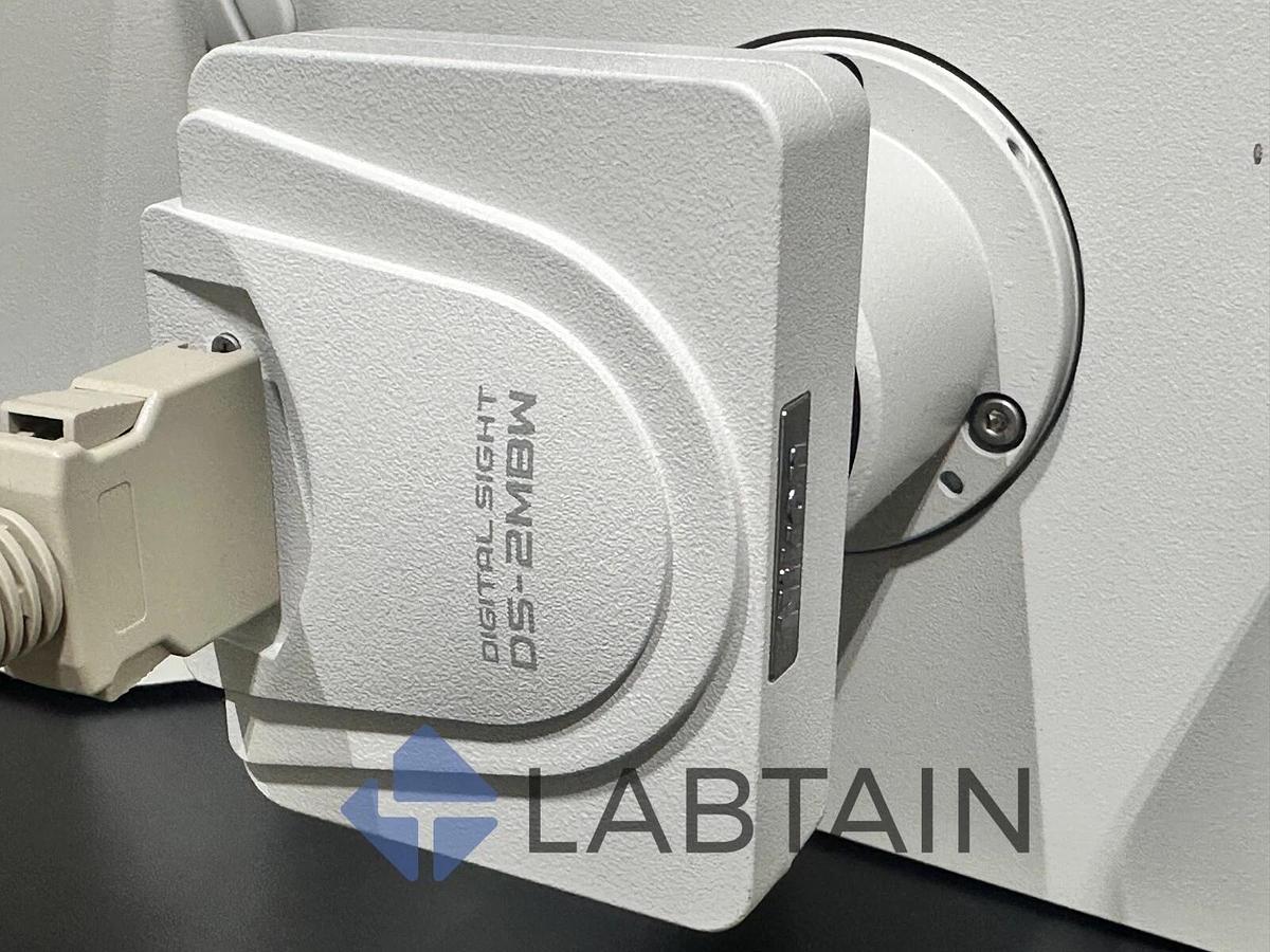 Used Nikon Ti-S/L100 Inverted Research Phase Contrast Microscope – 4 Objectives – Powers On – Good Condition