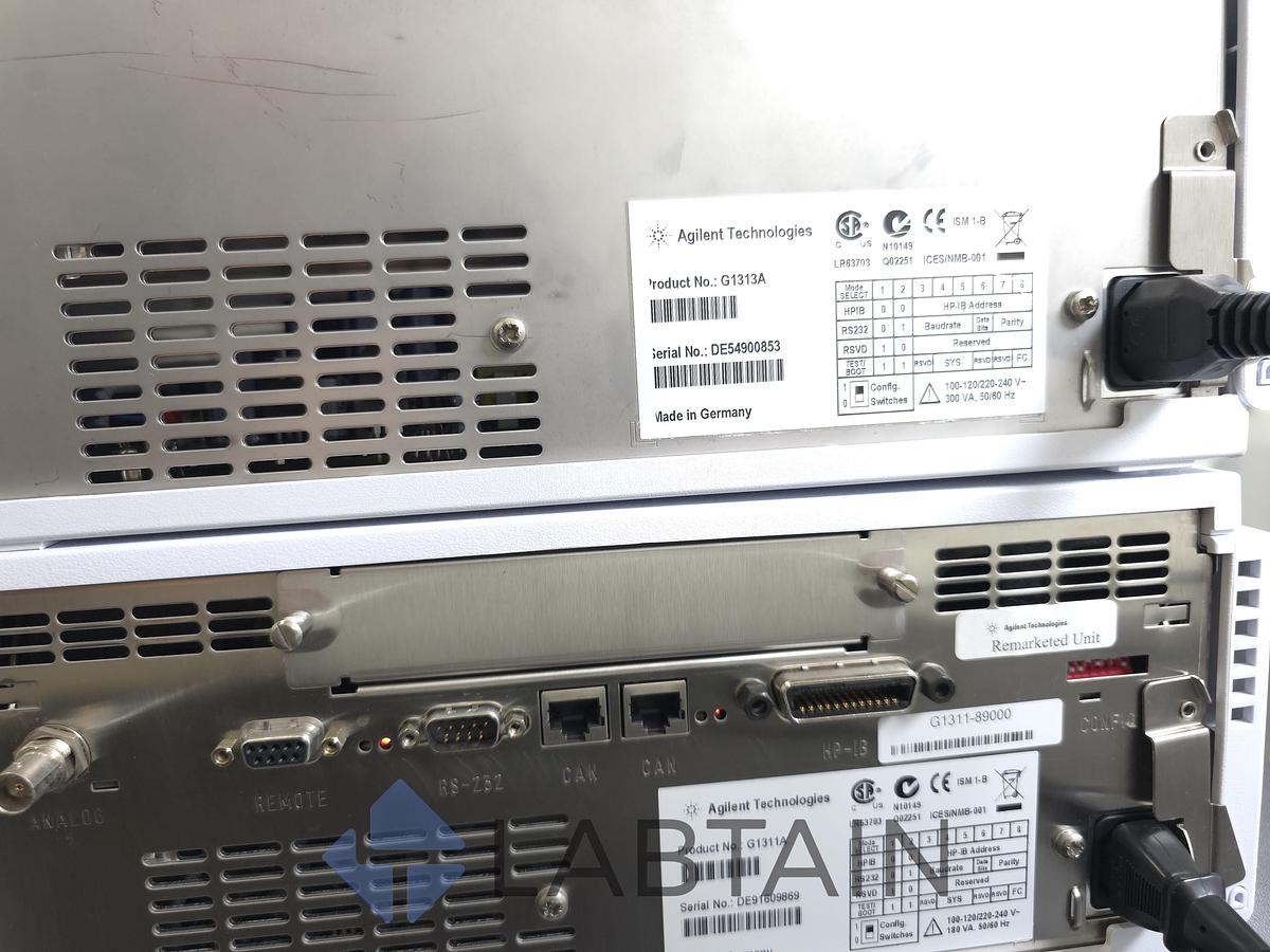 Used Agilent Technologies 1100 / 1200 Series Quaternary HPLC System Stack with OpenLab ChemStation Used