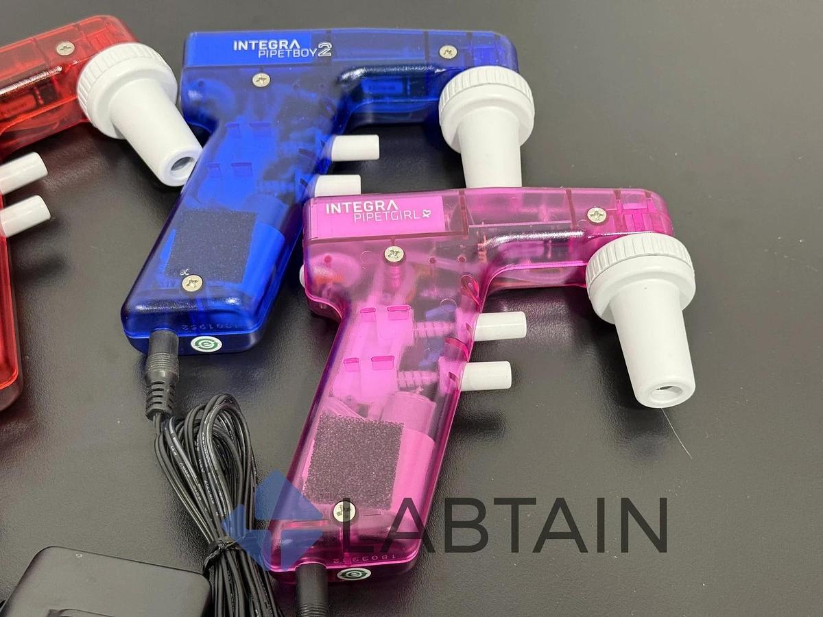 Used Integra Pipetboy 2 Pipette Controller | Set of 5 | Lab Pipettor Aspiration Unit