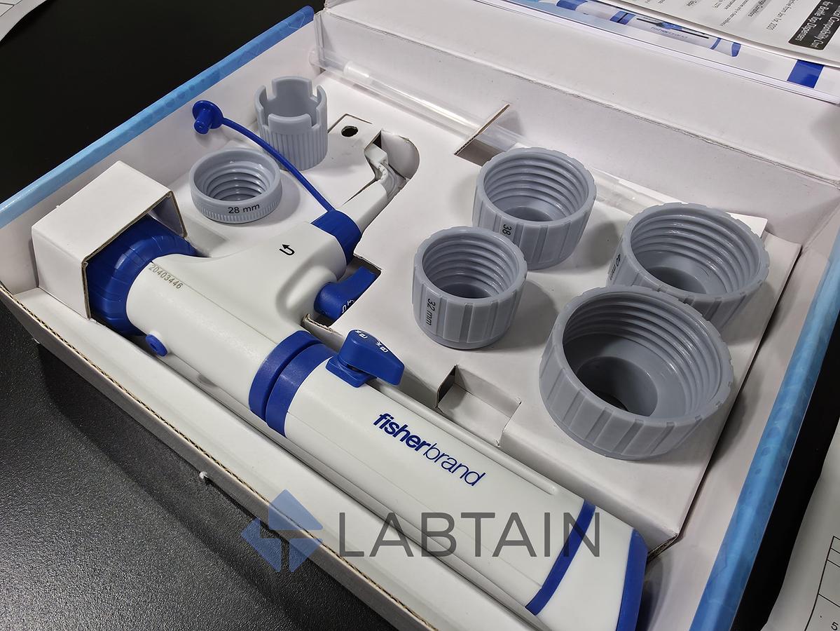 Fisherbrand 1-10mL Bottle Top Dispenser (BTD-10) with Recirculation Valve & Adapters - New Open Box