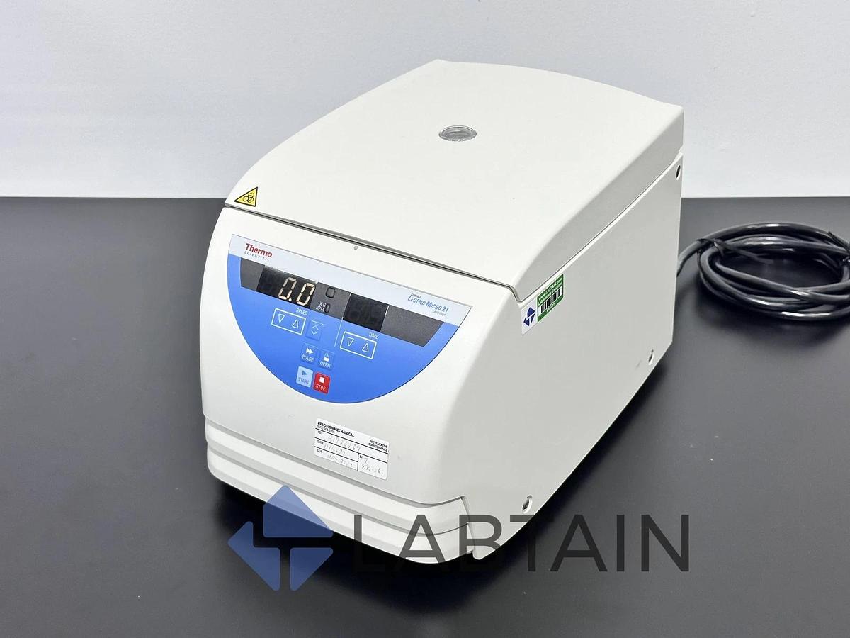 Used Thermo Fisher Scientific Sorvall Legend Micro 21 – High-Speed Laboratory Microcentrifuge – Excellent Condition