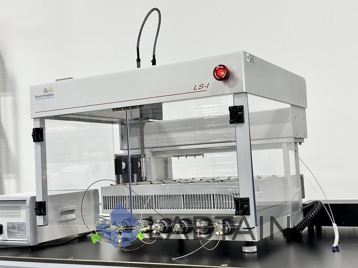 Used Sound Analytics LS-1 Automated Liquid Handling System with Tecan Cavro Omni Robot & Cooling Deck