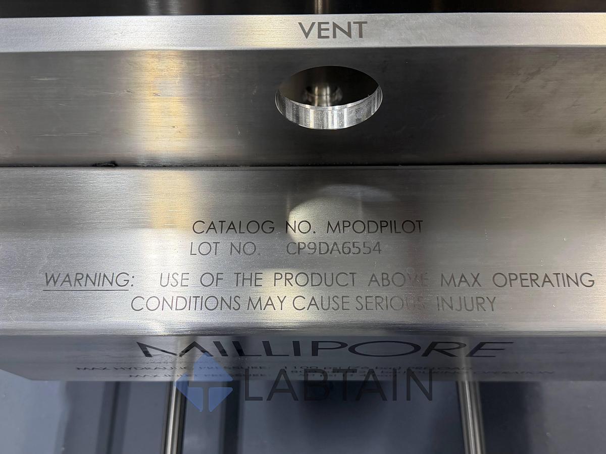 Used Millipore MPODPILOT Pilot Scale Pod Filter Holder w/ Enerpac Pump Used