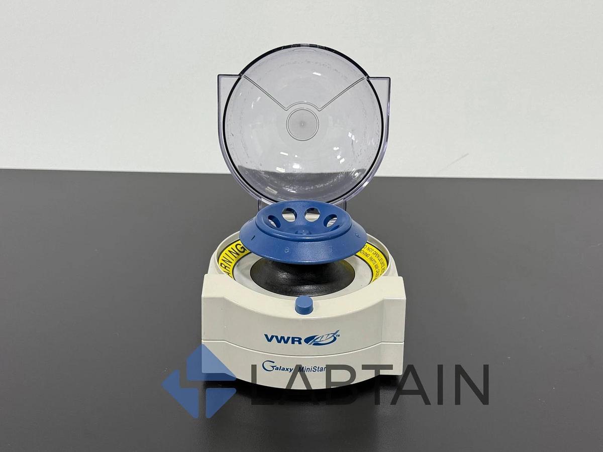 Used VWR International Galaxy Mini Centrifuge – Model C1413 – 26 Joules Kinetic Energy – Compact Lab Spinner – Excellent Condition