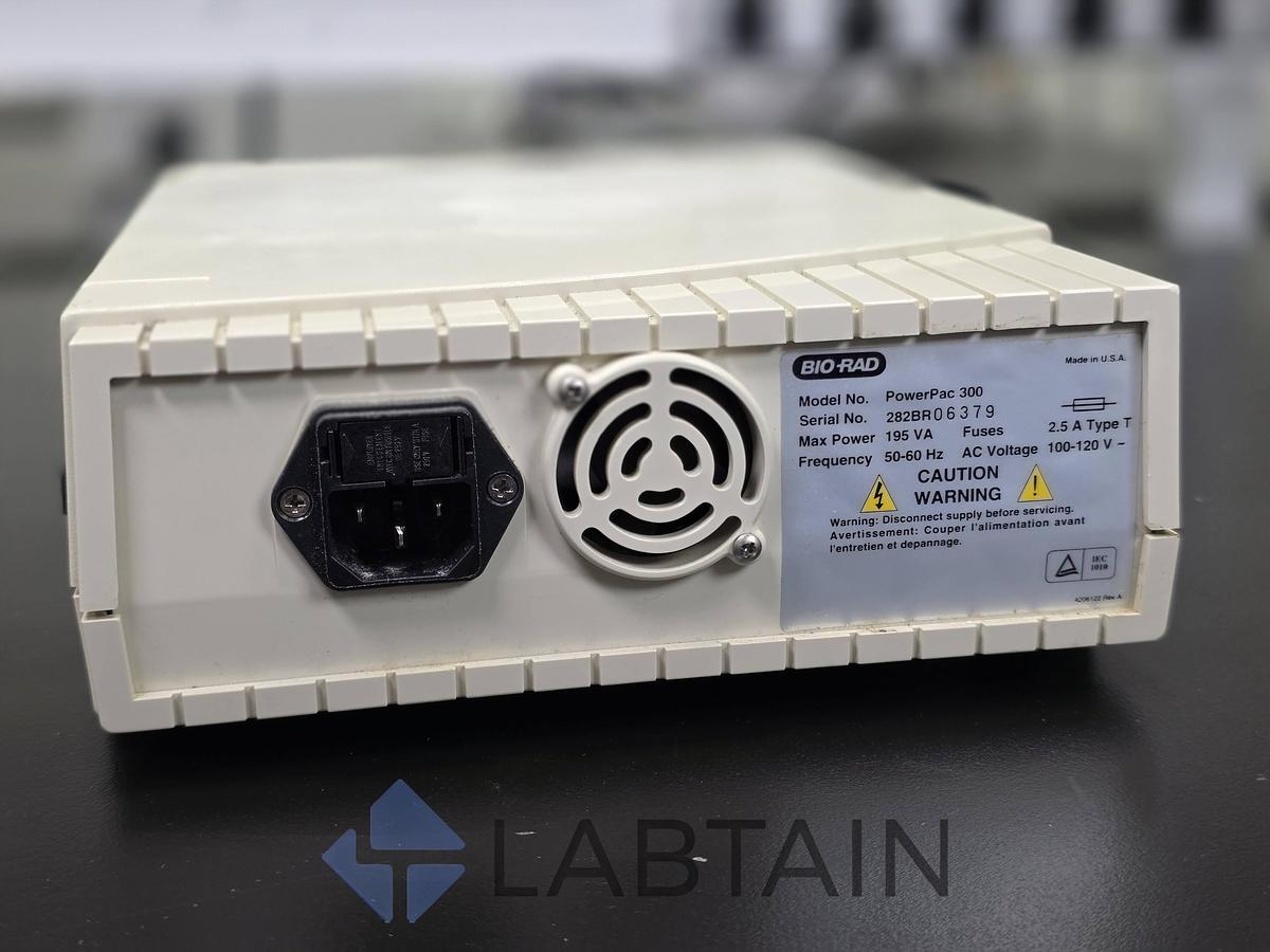 Used Bio-Rad PowerPac 300 Electrophoresis Power Supply 100-120V