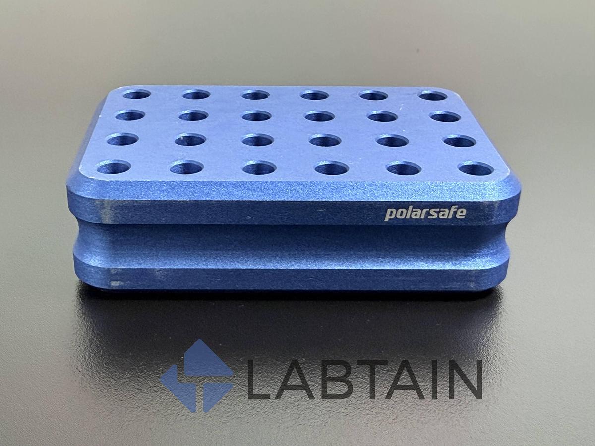 Used Argos PolarSafe 24-Hole Cryogenic Tube Rack – Durable Lab Freezer Storage