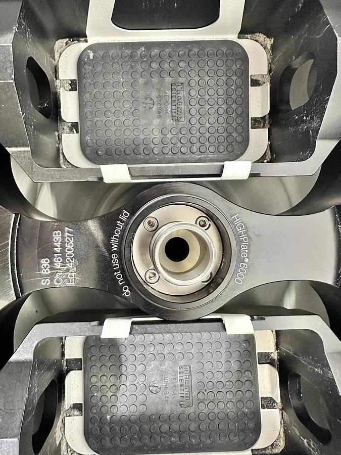 Used Thermo Scientific HIGHPlate 6000 Rotor with Plate Carriers and Lid - Model S836