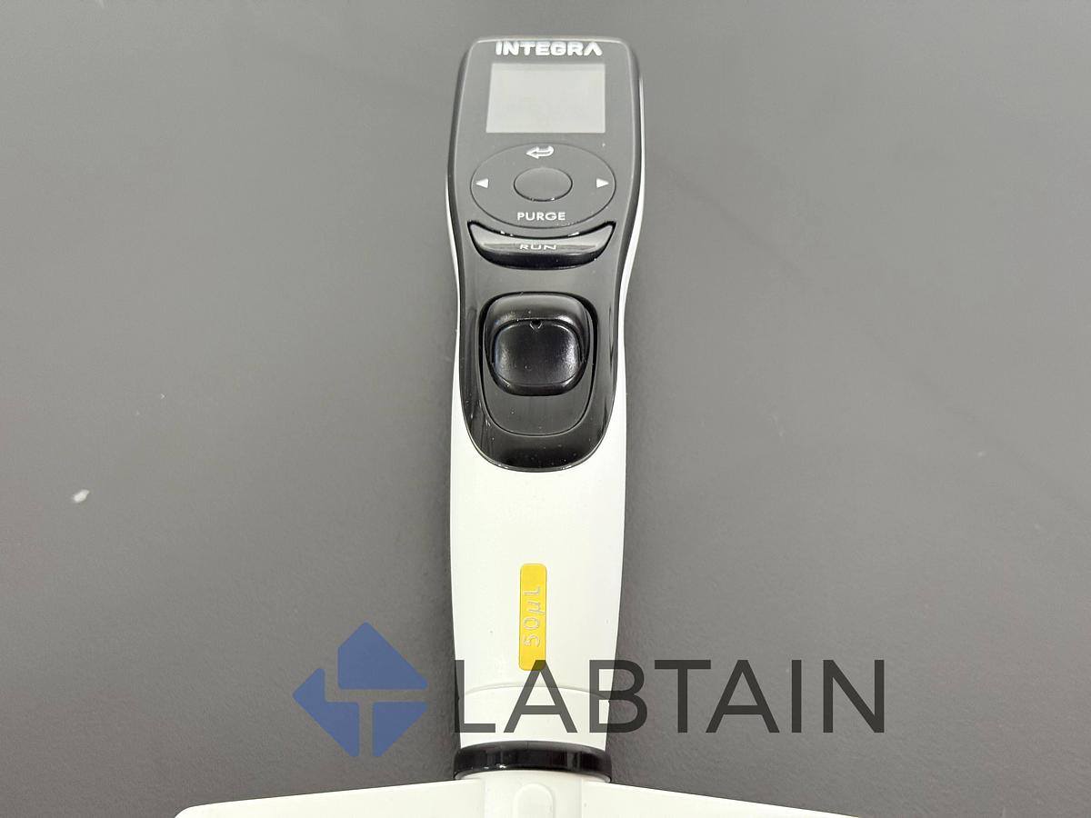 Used Integra VOYAGER 12-Channel Electronic Pipette – 50 µL – Adjustable Spacing – Used