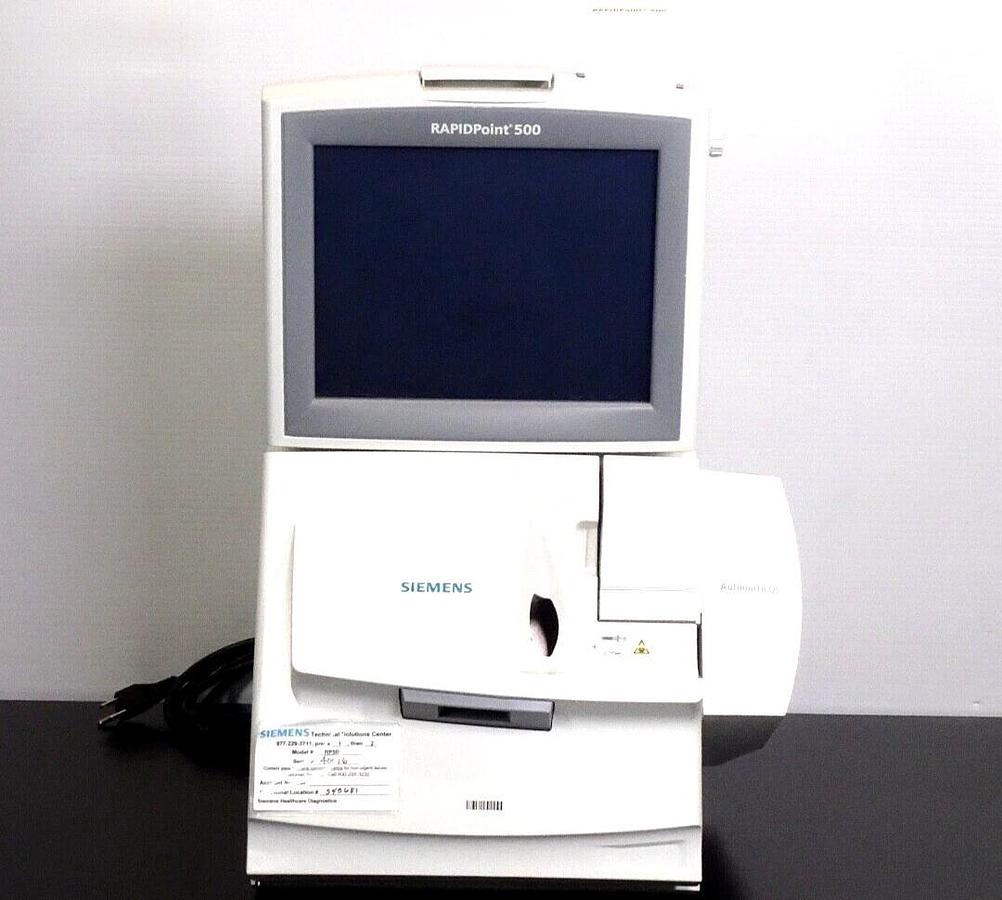 Used SIEMENS Rapid Point 500 Analyzer _ Free Ship