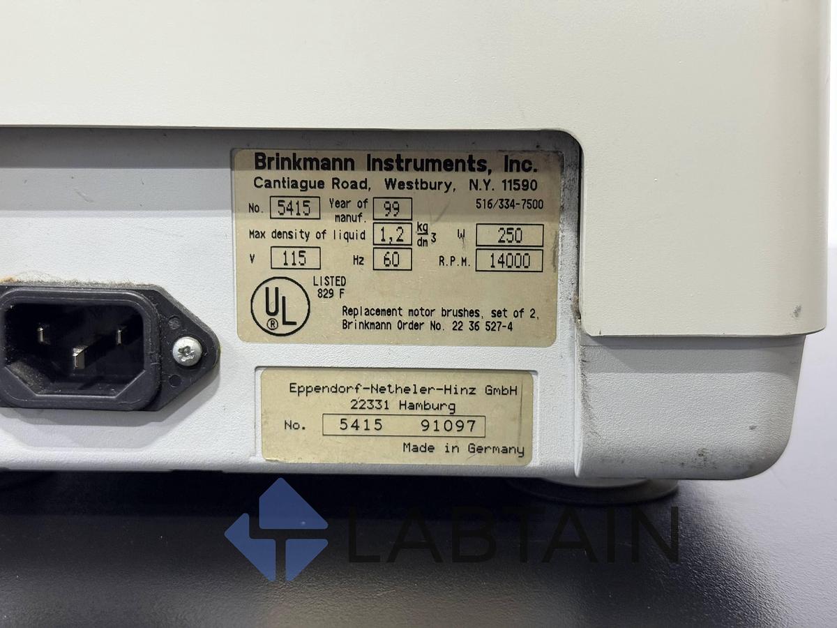 Used Eppendorf 5415 C Microcentrifuge 91097 – Tested